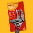 2- in-1 EXTRA WIDE JAW ADJUSTABLE WRENCH (6-68mm OPENING JAW)