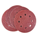 10pc CIRCULAR SANDING SHEET SET (P60 GRIT) (DIA 115MM)