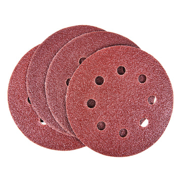10pc CIRCULAR SANDING SHEET SET (P60 GRIT) (DIA 115MM)