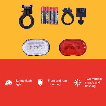 2pc BICYCLE FLASH LIGHT SET [SMD LED 2019]