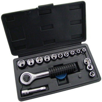 16pc 1/4" DRIVE SOCKET SET