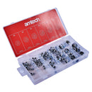 100pc ASSORTED METRIC LOCKING NUTS