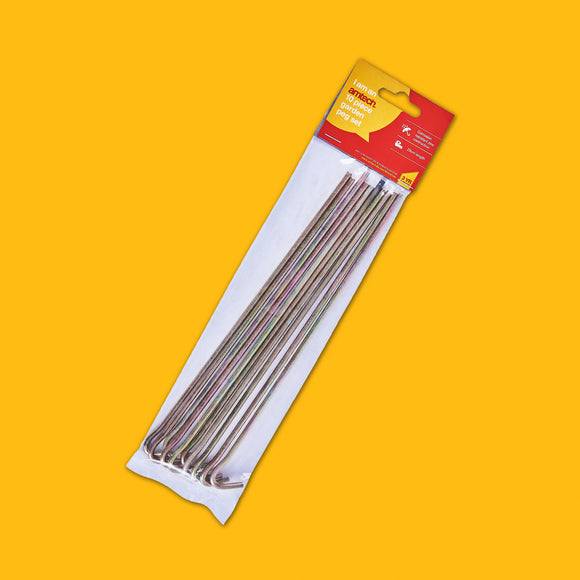 10pc METAL GARDEN PEGS