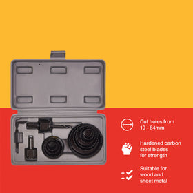 11pc HOLE SAW KIT