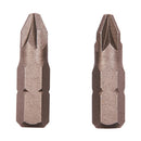 50pc NO.2 POZI DRIVE BIT SET