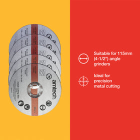 5pc 1.2mm x115mm METAL CUTTING DISCS