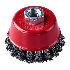 3" (80mm) TWIST KNOT WIRE CUP BRUSH