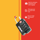 TSA APPROVED COMBINATION TRAVEL PADLOCK