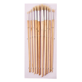 12pc ROUND TIP ART BRUSH SET - XL