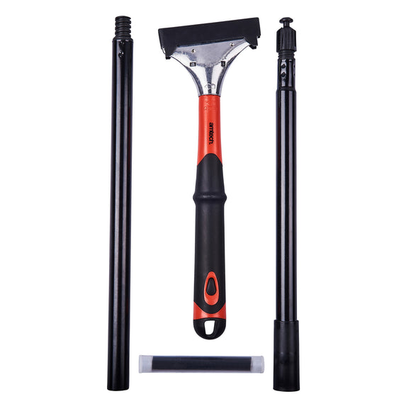 HEAVY DUTY SCRAPER WITH EXTENSION HANDLE