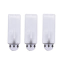 3pc RECTANGULAR REMOVABLE SELF-ADHESIVE HOOK SET (2 X 5 cm)