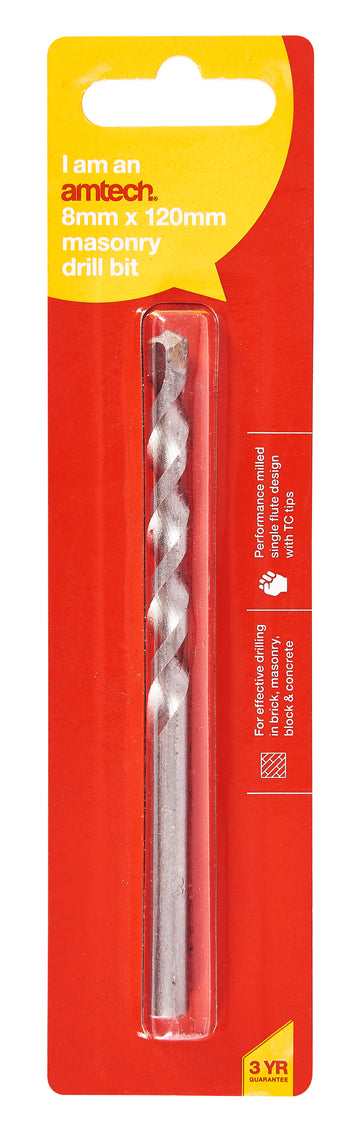 MASONRY DRILL BIT 8mm x 120mm