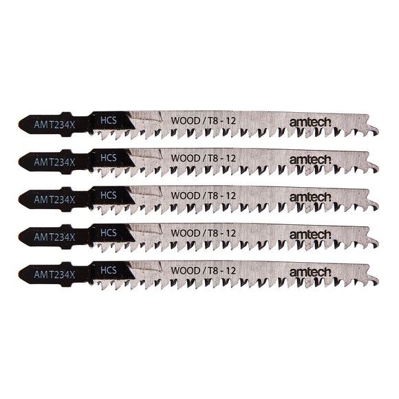 5pc WOOD JIGSAW BLADE SET (AMT234 X)