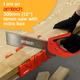 300mm (12 INCH) TENON SAW WITH MITRE BOX (12 TPI)