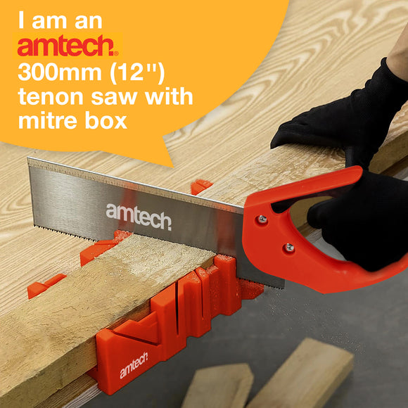 300mm (12 INCH) TENON SAW WITH MITRE BOX (12 TPI)