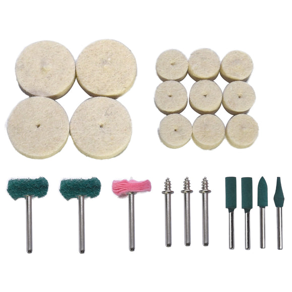23pcs BUFFING AND POLISHING ACCESSORIES KIT