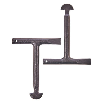 2pc T-HANDLE MANHOLE KEY SET