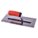 11" NOTCHED 6X6MM FLOAT TROWEL  - SOFT GRIP HANDLE