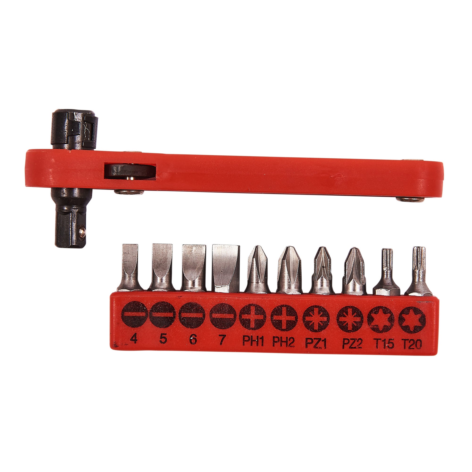 11pc OFFSET RATCHET SCREWDRIVER