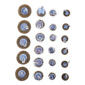 24pc WIRE BRUSH SET