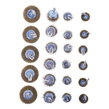 24pc WIRE BRUSH SET