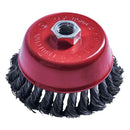 4" (100mm) TWIST KNOT WIRE CUP BRUSH