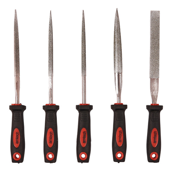 5pc DIAMOND FILE SET IN CASE