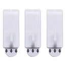 3pc RECTANGULAR REMOVABLE SELF-ADHESIVE HOOK SET (2 X 5 cm)