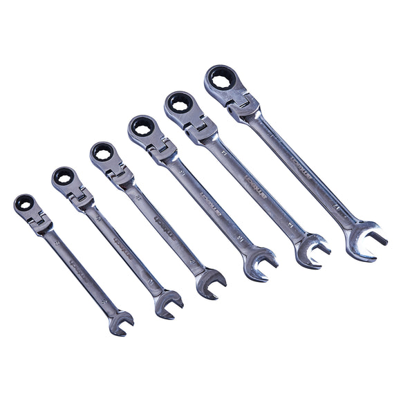 6pc FLEXIBLE GEAR SPANNER SET