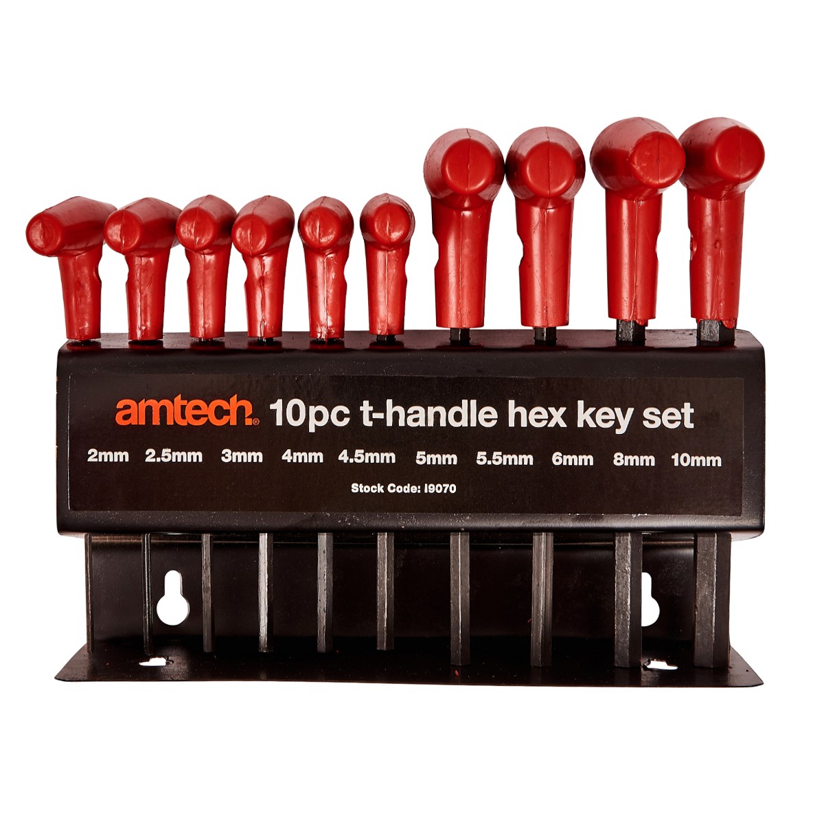 10pc thandle hex key set Amtech