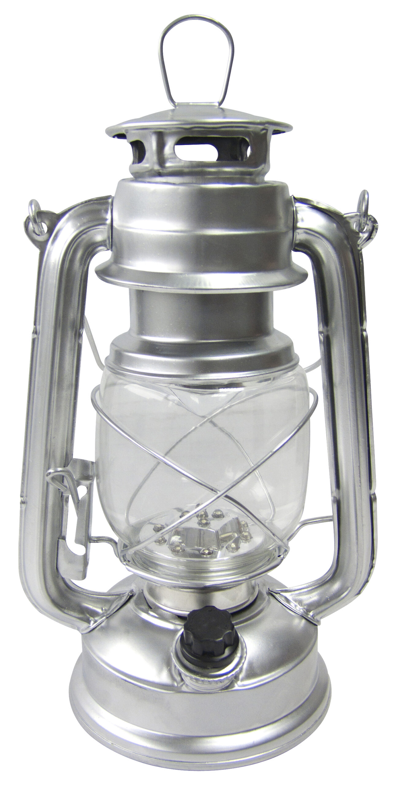 15 LED hurricane lamp (silver) - Amtech