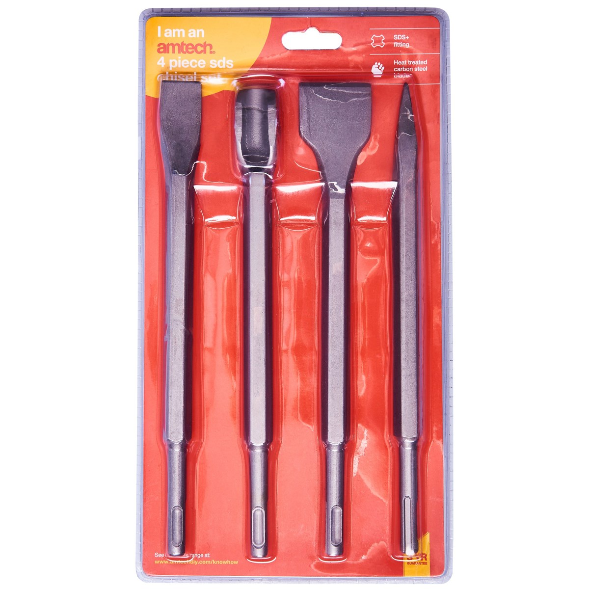 4pc SDS chisel set - Amtech