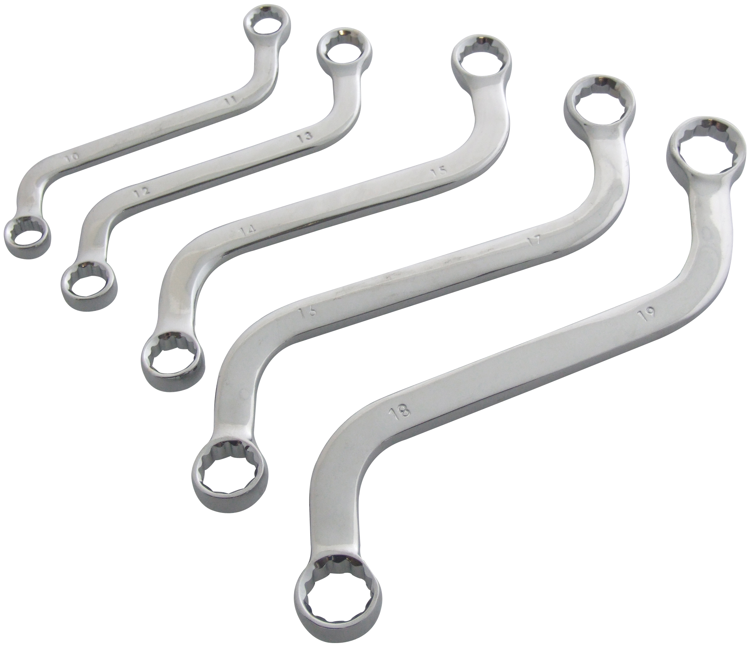 5pc s-shape spanner set - Amtech