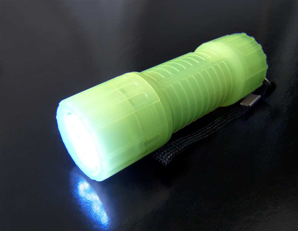 9 Led Glow In The Dark Torch Amtech