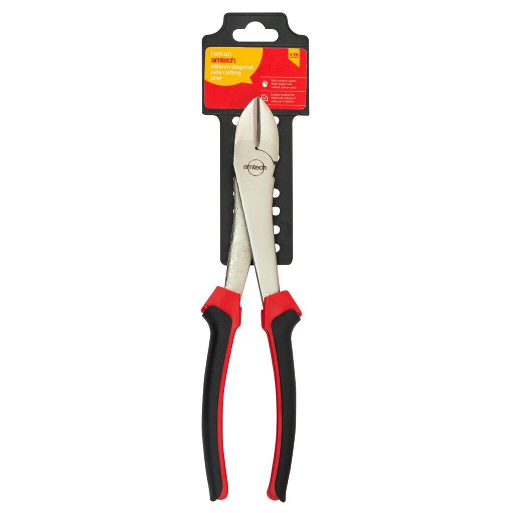 10" Diagonal side cutting pliers