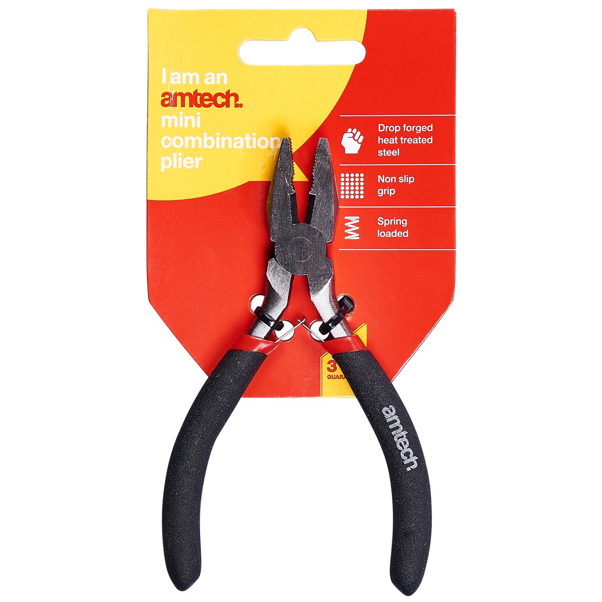 Am-Tech Mini Combination Pliers With Spring B3195 