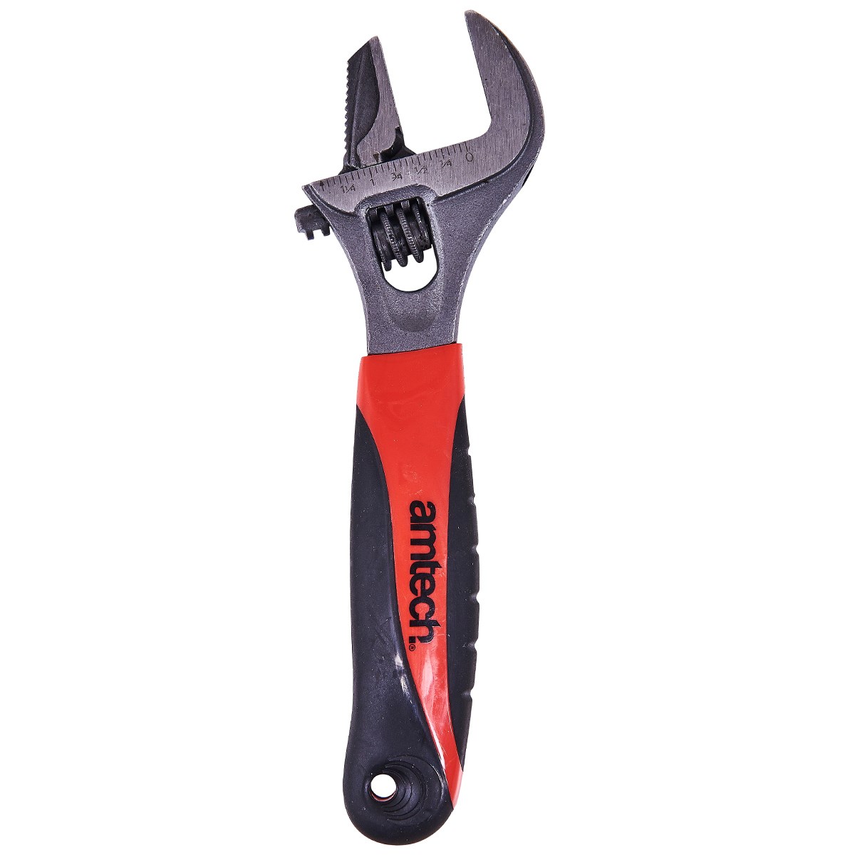 Am-Tech 2-in-1 Wide Mouth Adjustable Pipe Wrench includes Covers C1678-38mm 