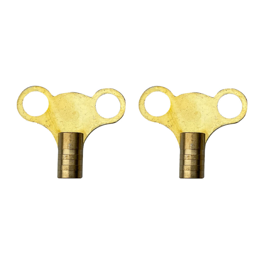 2pcs Brass Radiator Key Set