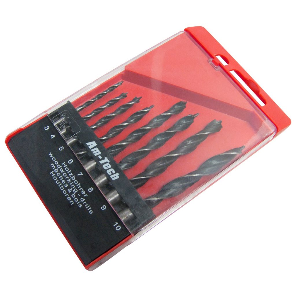 8pc wood drill bit set - Amtech