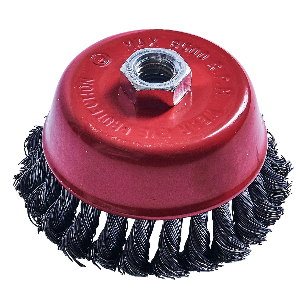 4 (100mm) twist knot wire cup brush - Amtech