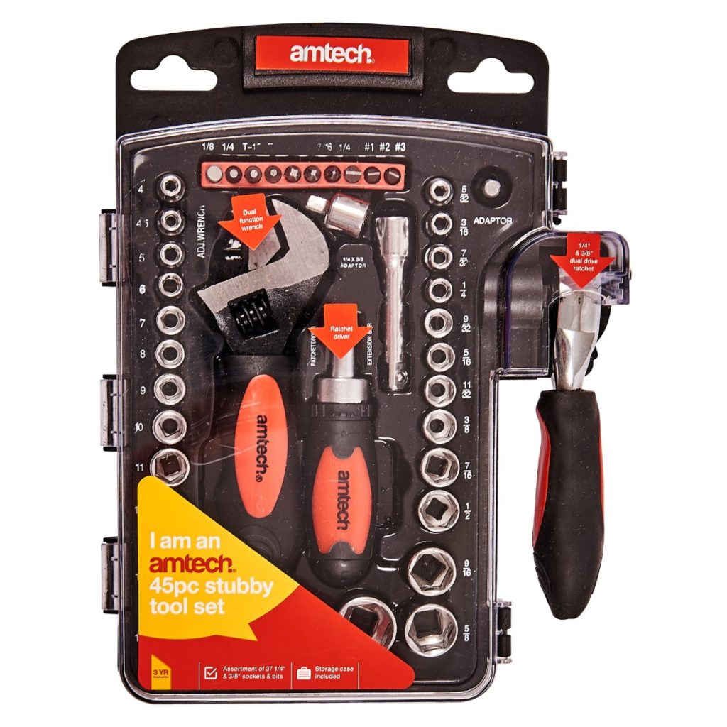 45pc stubby tool set - Amtech