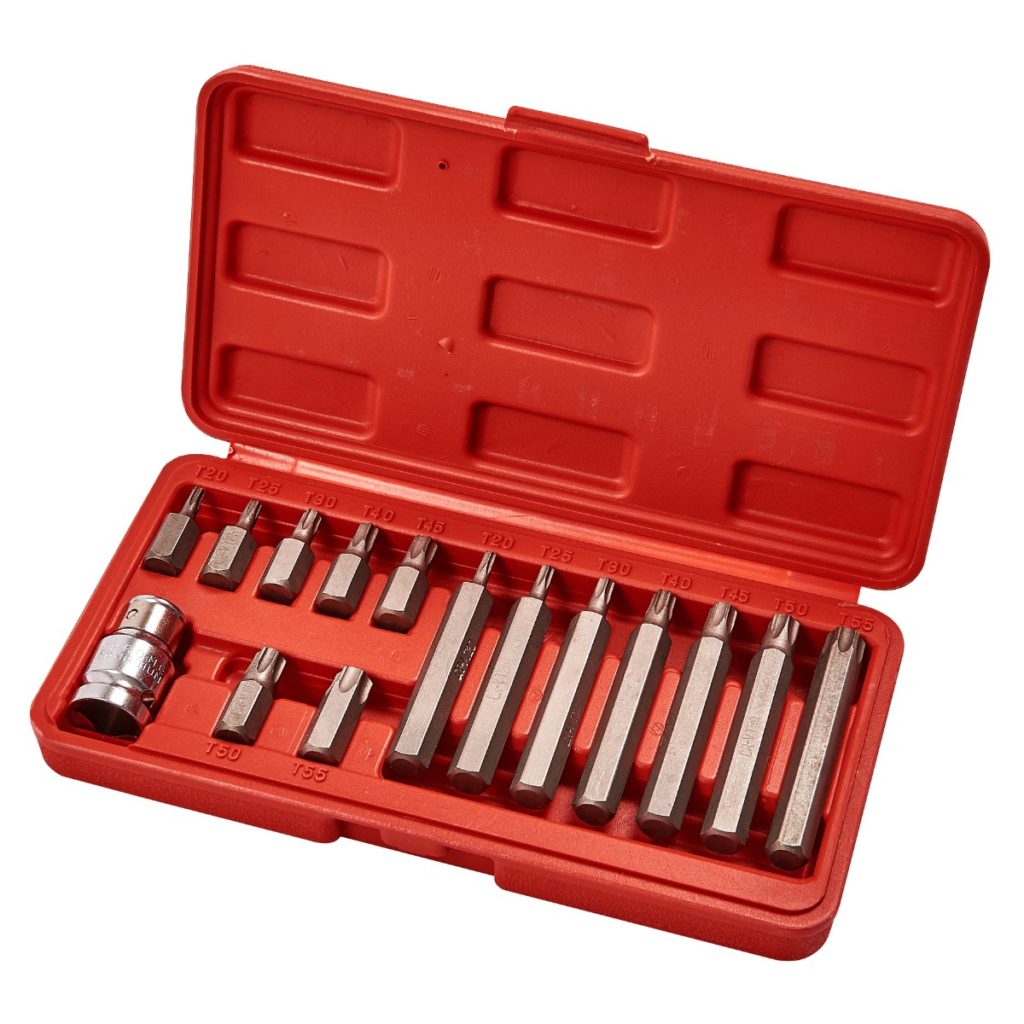 15pc torque bit & socket set - Amtech