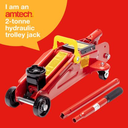 Amtech 2-tonne hydraulic trolley jack