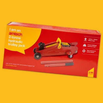 Amtech 2-tonne hydraulic trolley jack