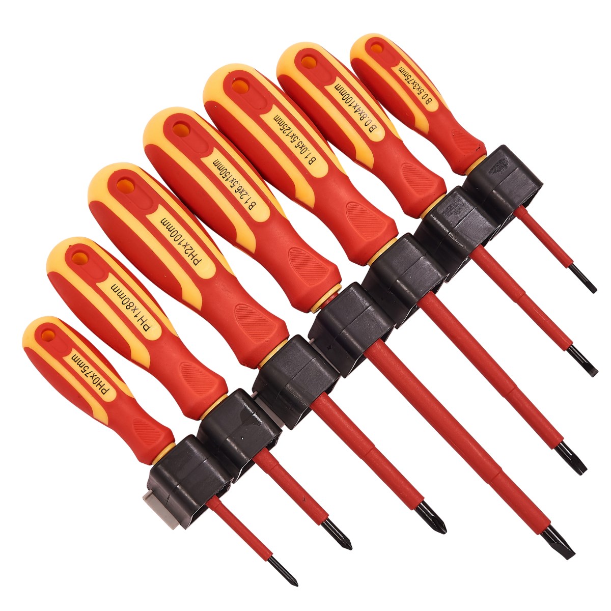 7pc VDE Screwdriver Set Electricians Insulated 1000v Slotted Phillips Drivers 