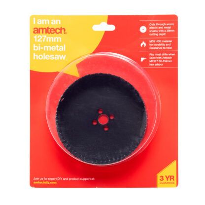 Amtech 127mm Bi-metal holesaw