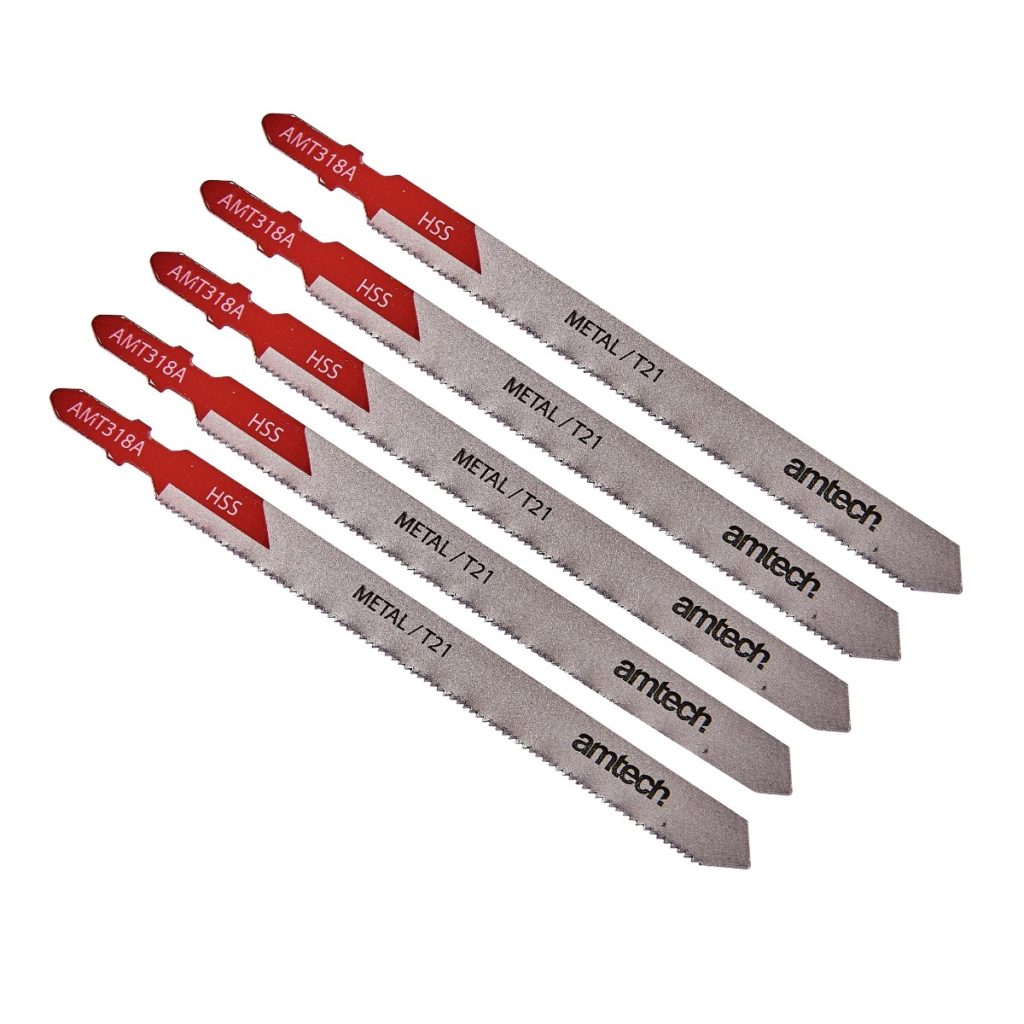 5pc metal jigsaw blade set (amt318a) Amtech