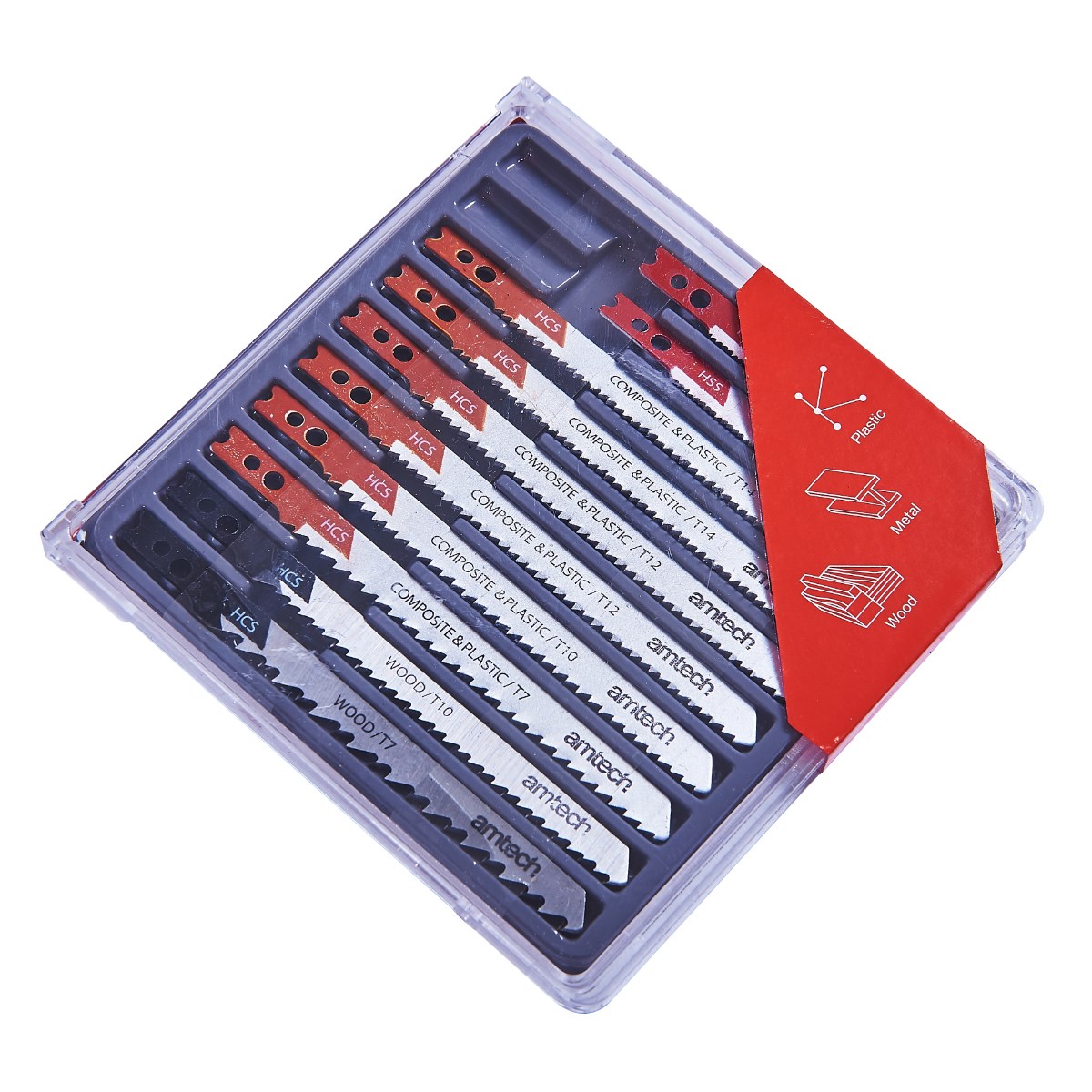Amtech M1870 Set of 10 Mixed Jigsaw Blades for sale online