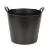 Amtech black eco-friendly flexi tub (26L capacity)