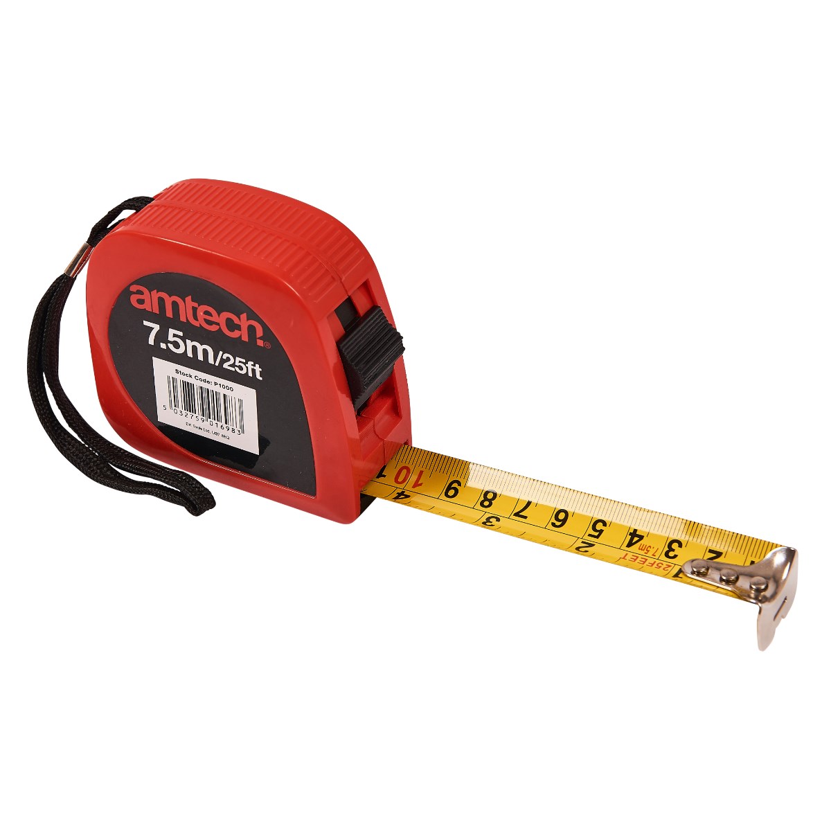 5 Meter Metric Tape Measure (Red), TPMBM5